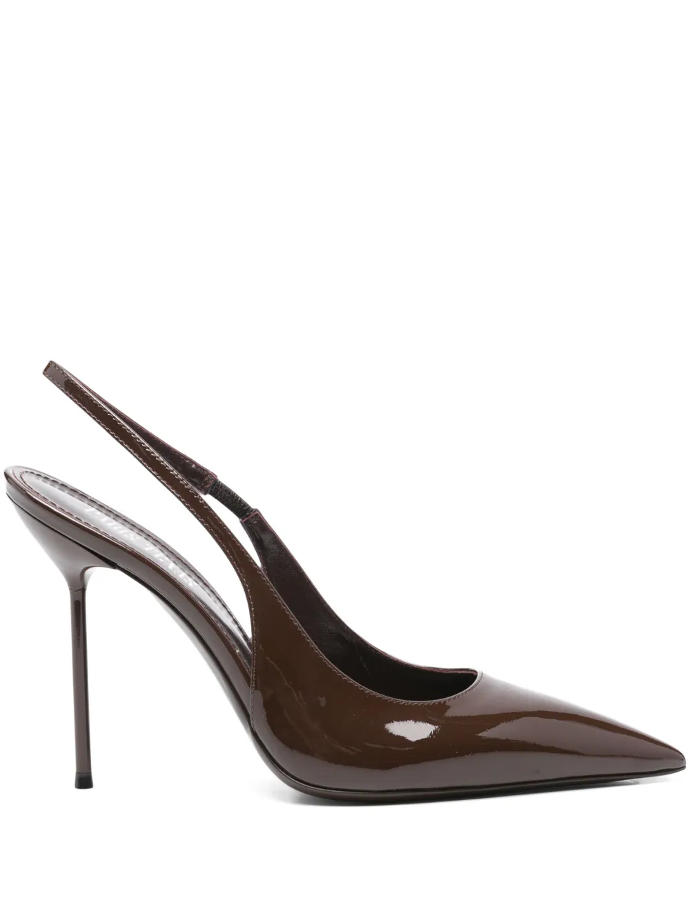 Paris Texas 100mm Lidia slingback pumps Brown