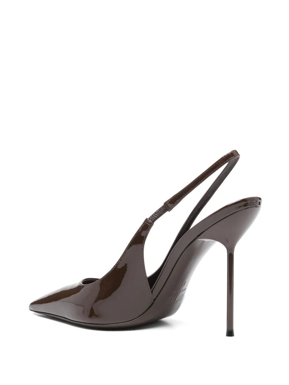 Paris Texas 100mm Lidia slingback pumps Brown