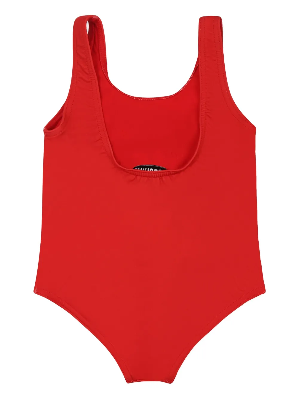 Moschino Teddy Bear-motif Swimsuit In Red