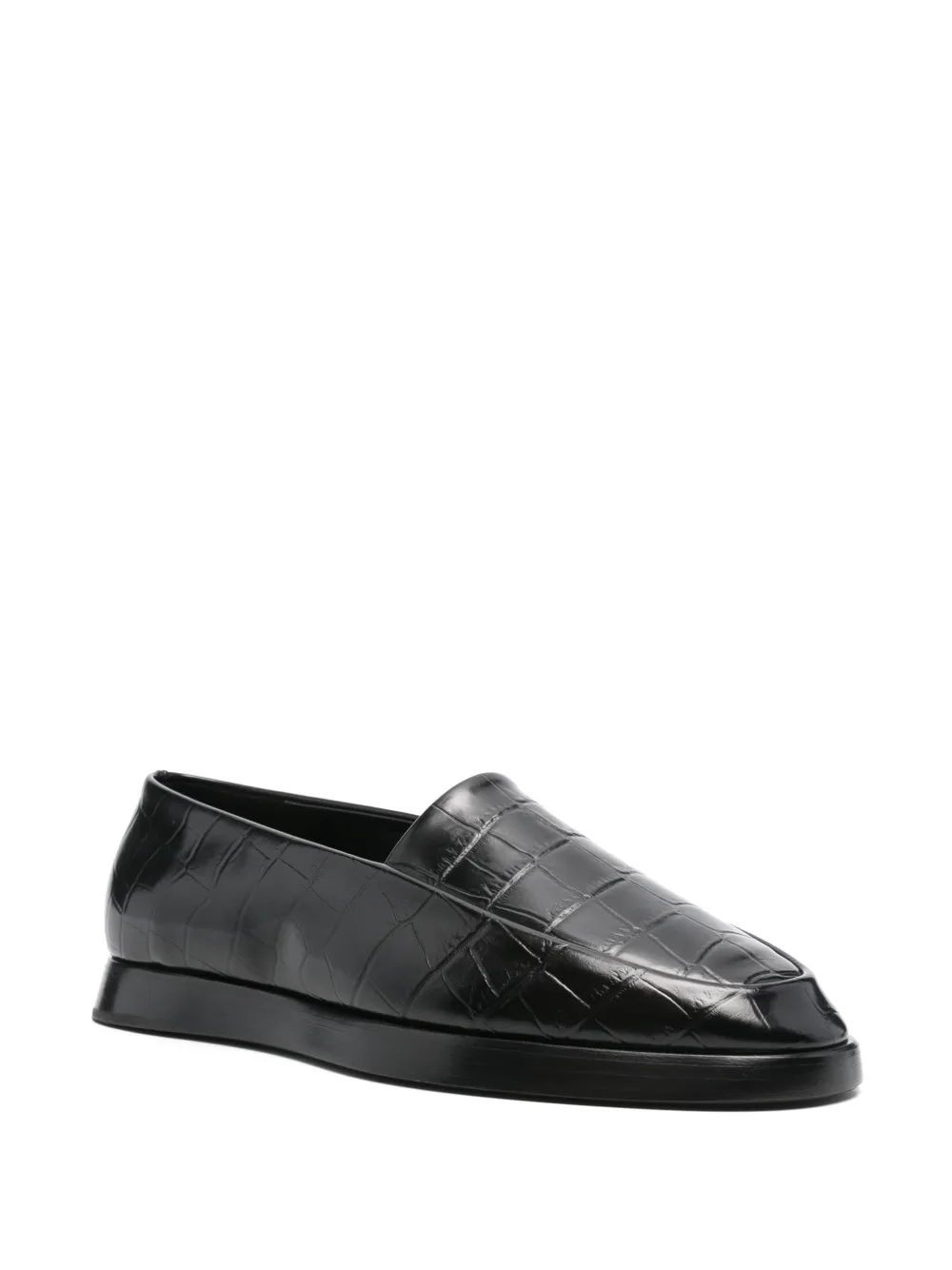 Fear Of God Loafers met krokodillen-reliëf - Zwart