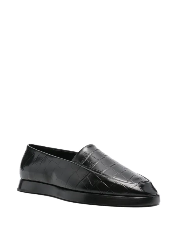 【送料&関税込】Fear of God Leather Slip-on Loafer FEAR OF GOD Men's Seventh Collection Leather Penny Loafers
