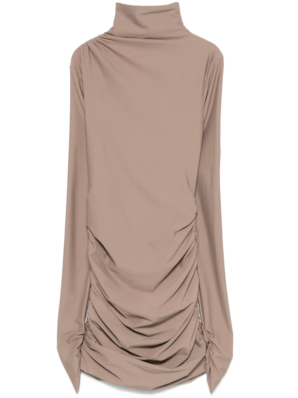 THE ANDAMANE Oleandra mini-jurk Bruin