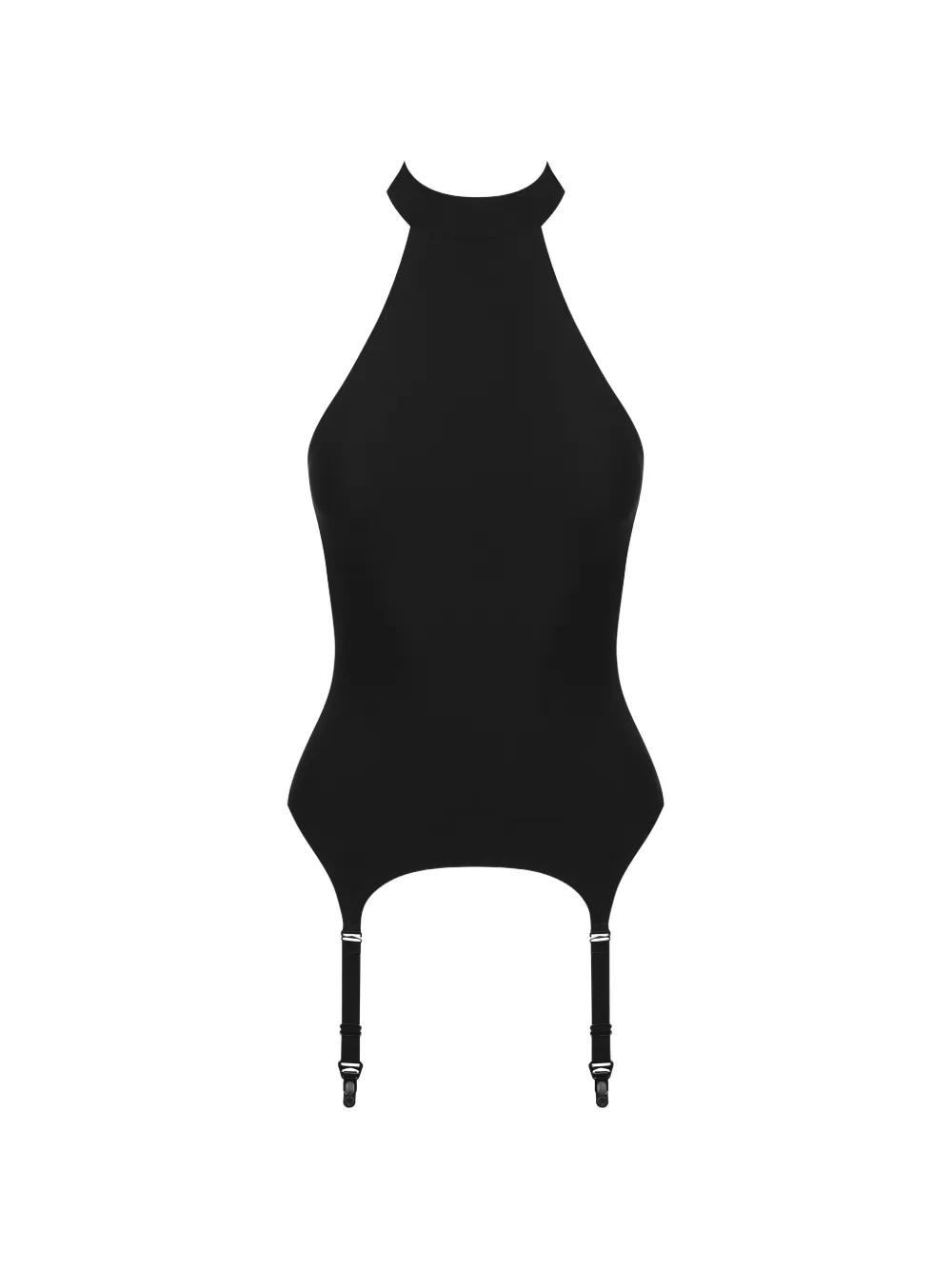 Maison Close Top con bretelle - Nero