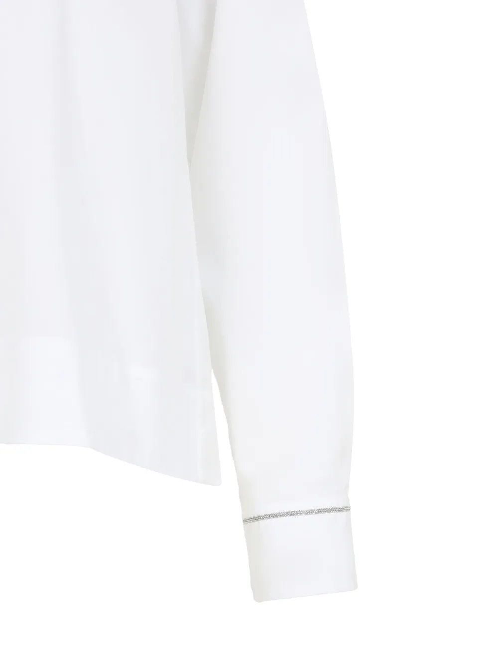 Shop Peserico Poplin Shirt In White