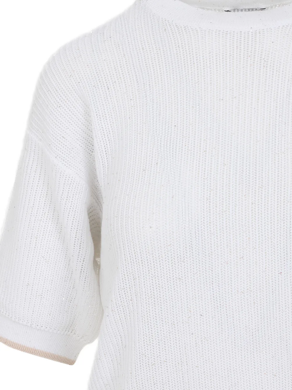 Shop Peserico Cotton Top In White