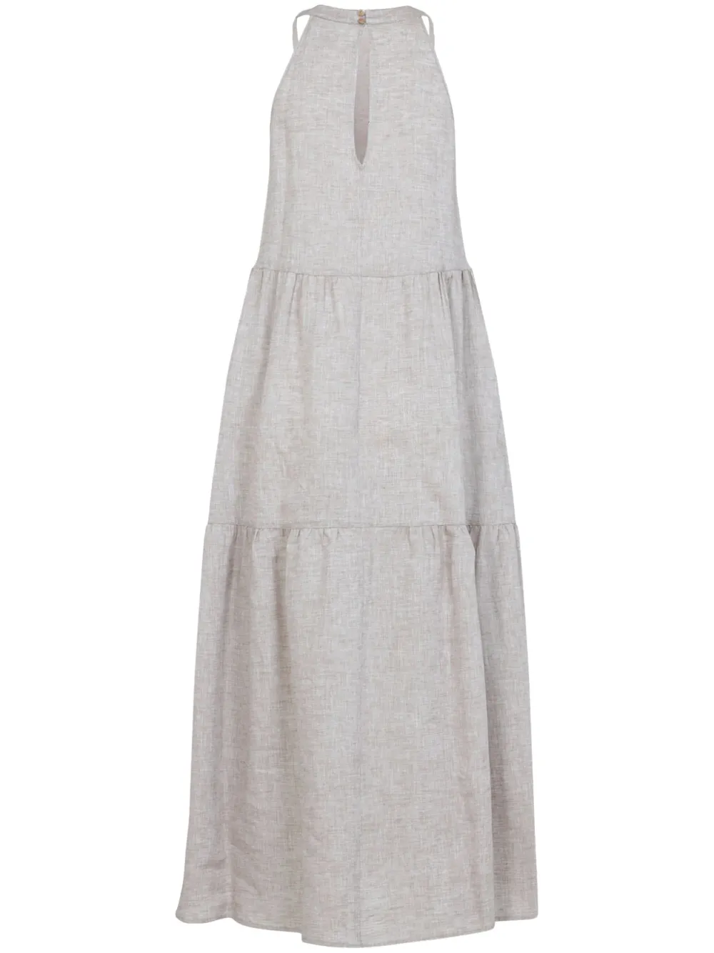 Peserico Linnen maxi-jurk - Beige