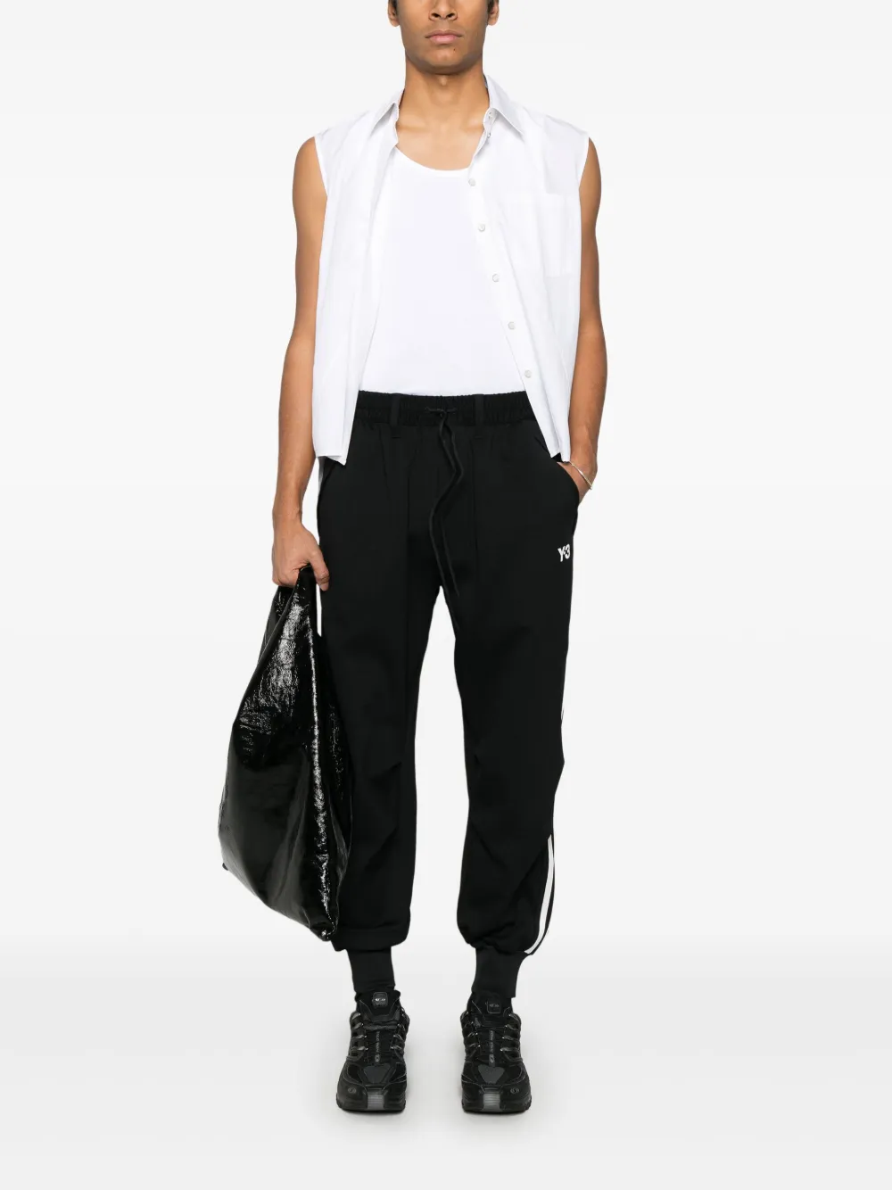 Y-3 3 Stripes track pants - Zwart