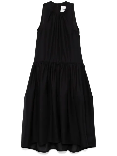 Jil Sander vestido midi sin mangas