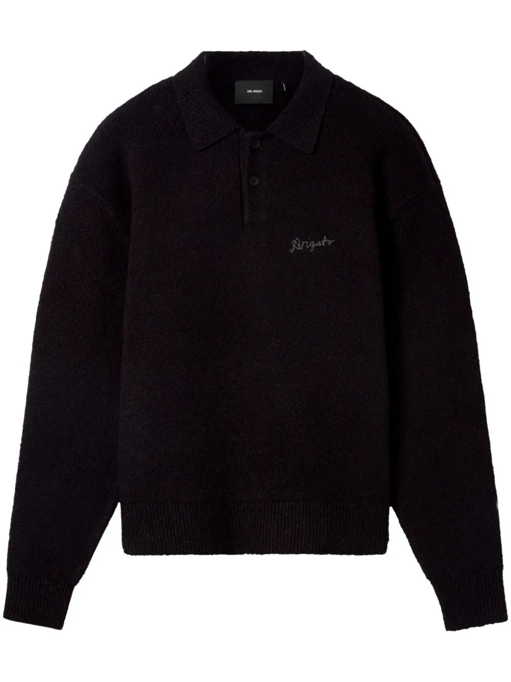Scribble polo sweatshirt