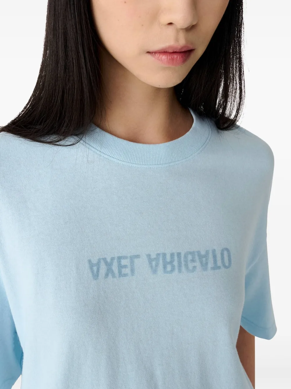 Axel Arigato Distort T-shirt Blauw