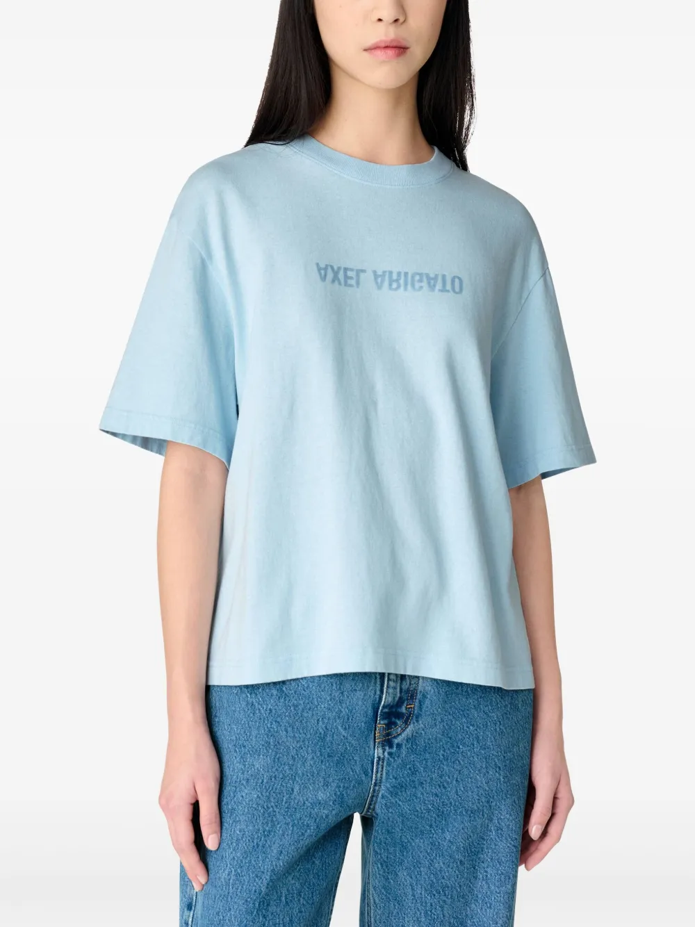 Axel Arigato Distort T-shirt Blauw