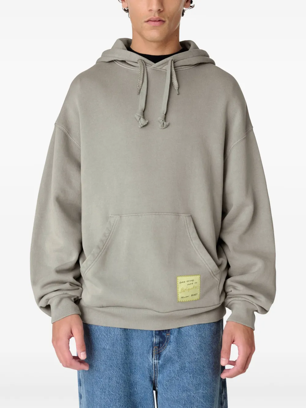 Axel Arigato logo-patch hoodie - Groen