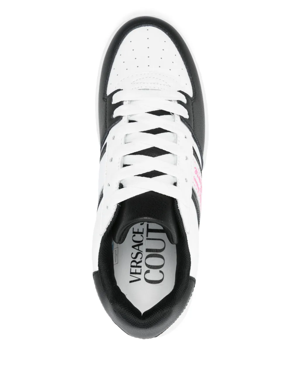 Versace Jeans Couture Sneakers met logoprint Wit