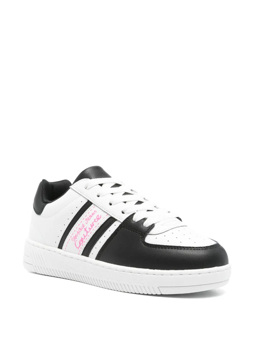 Versace Jeans Couture Sneakers met logoprint - Wit