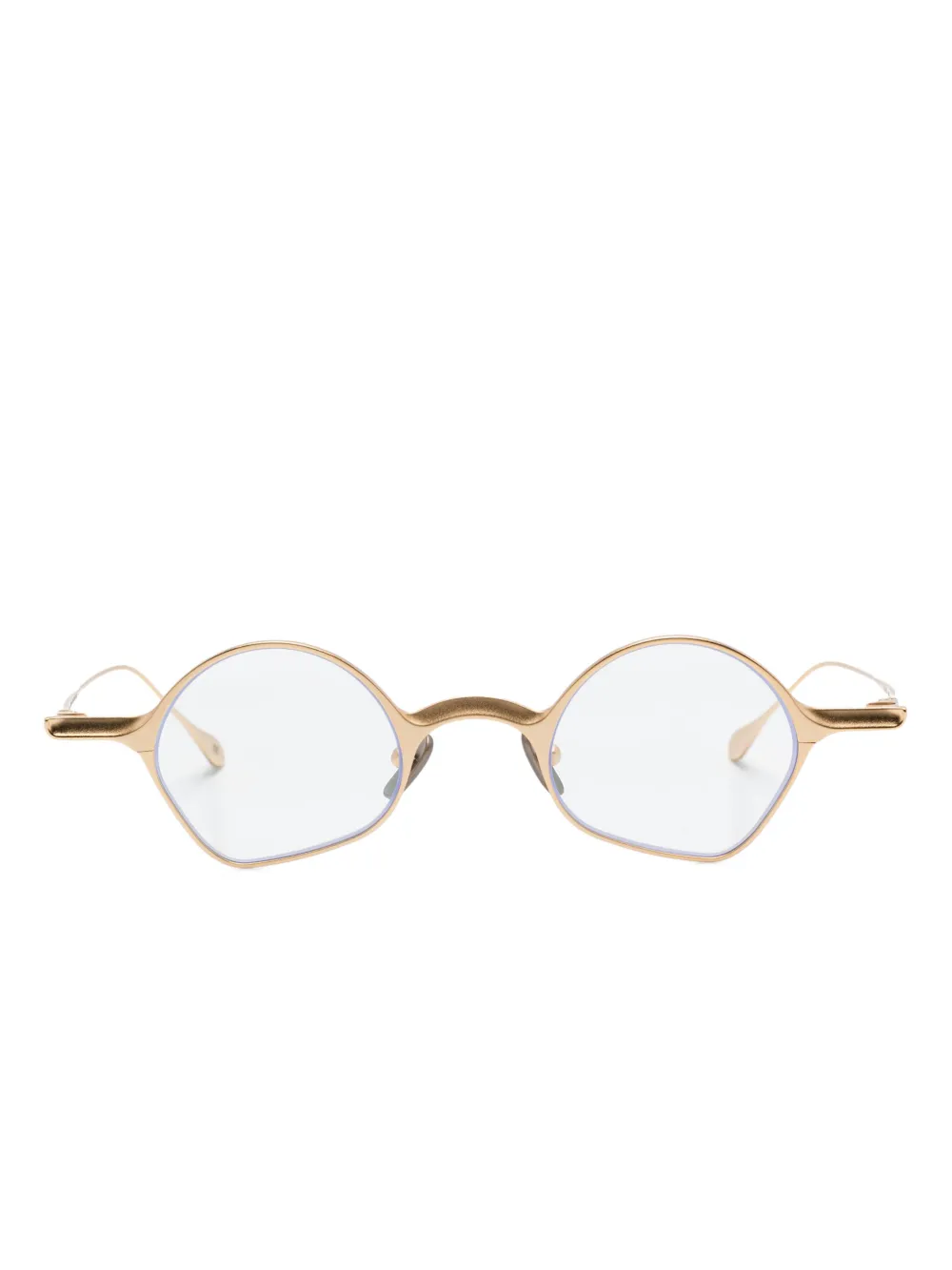 Rigards clip-on lenses glasses | Gold | Image 1