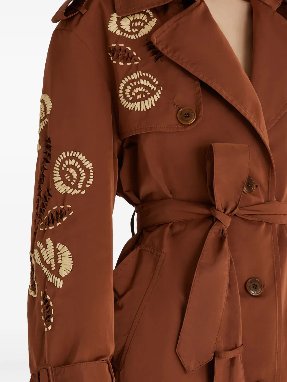 Ermanno Scervino Trench con ricamo | Image 5