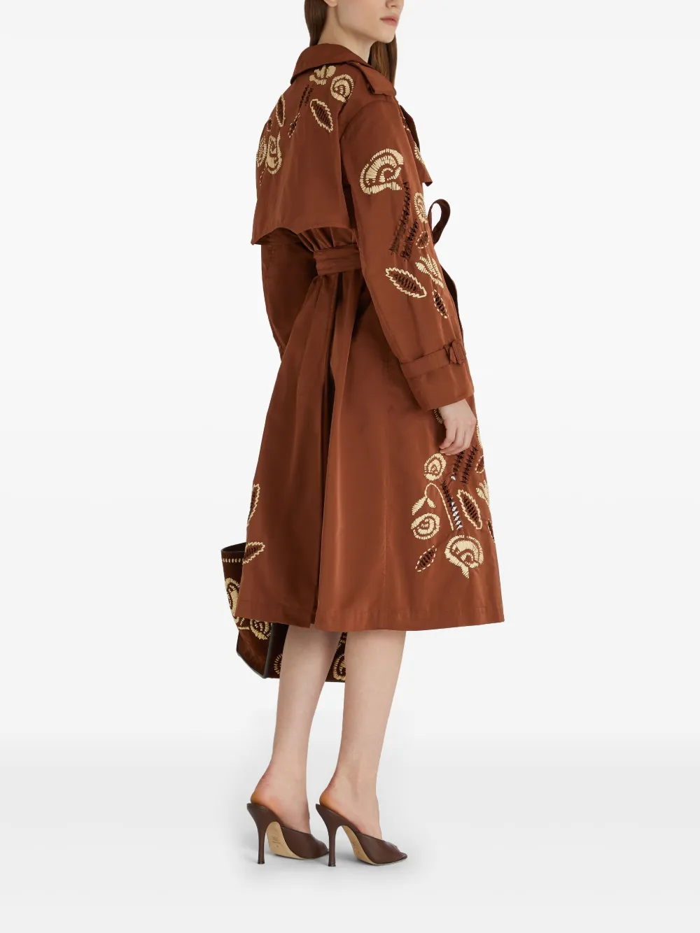 Ermanno Scervino Trench con ricamo | Abbigliamento | Image 4