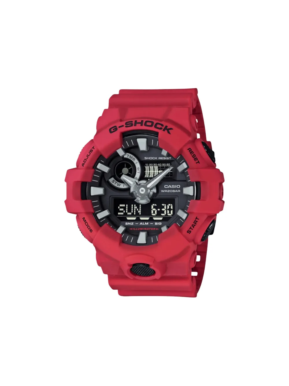 Casio Analog-Digital GA700-4A 53mm | Black | Image 1