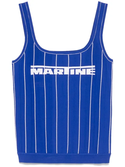 Martine Rose chaleco con logo estampado