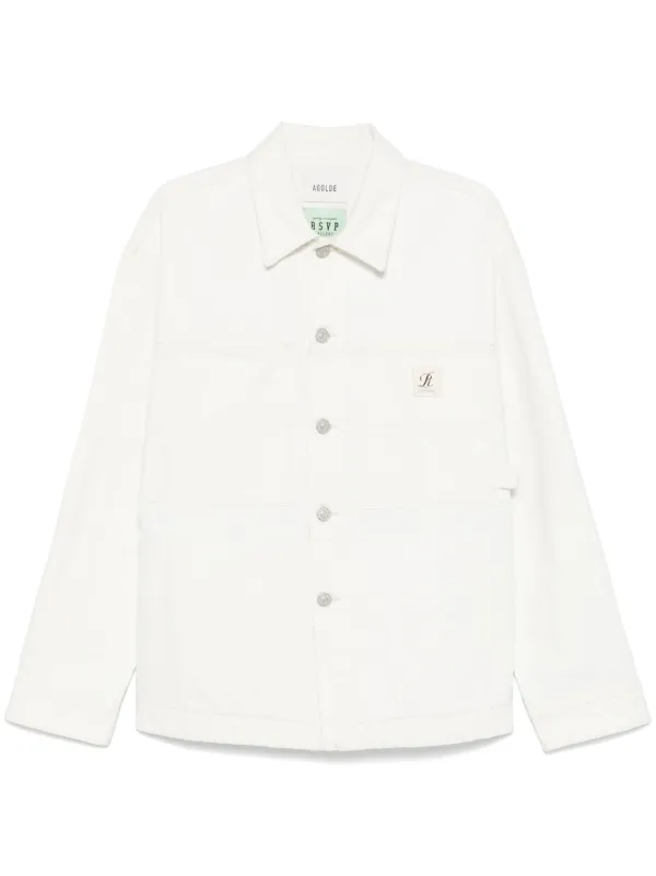 Agolde X RSVP Gallery Erving Jacket in White