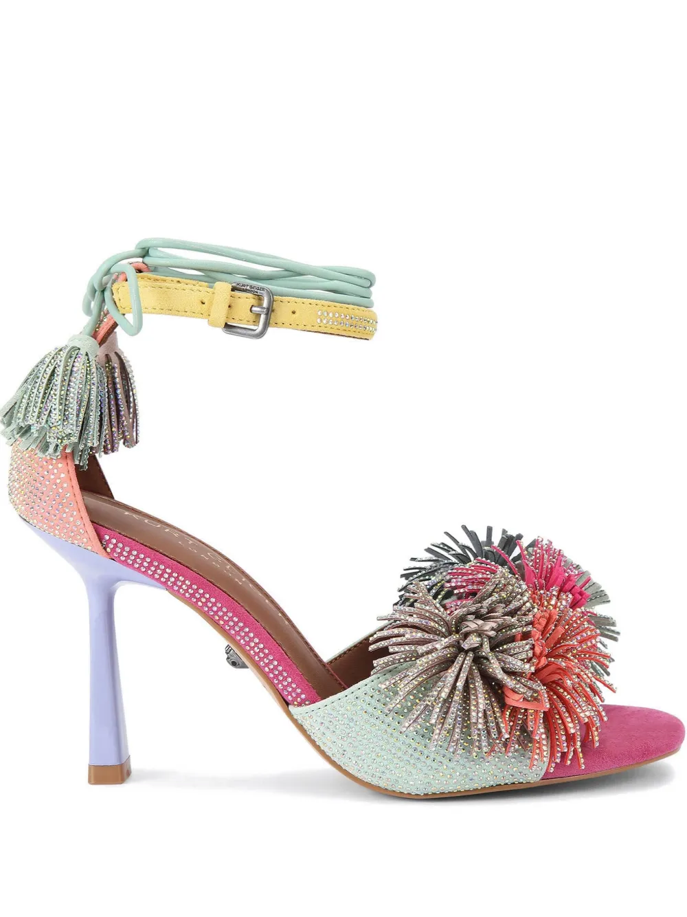 Kurt Geiger London 70mm Pom sandals Pink