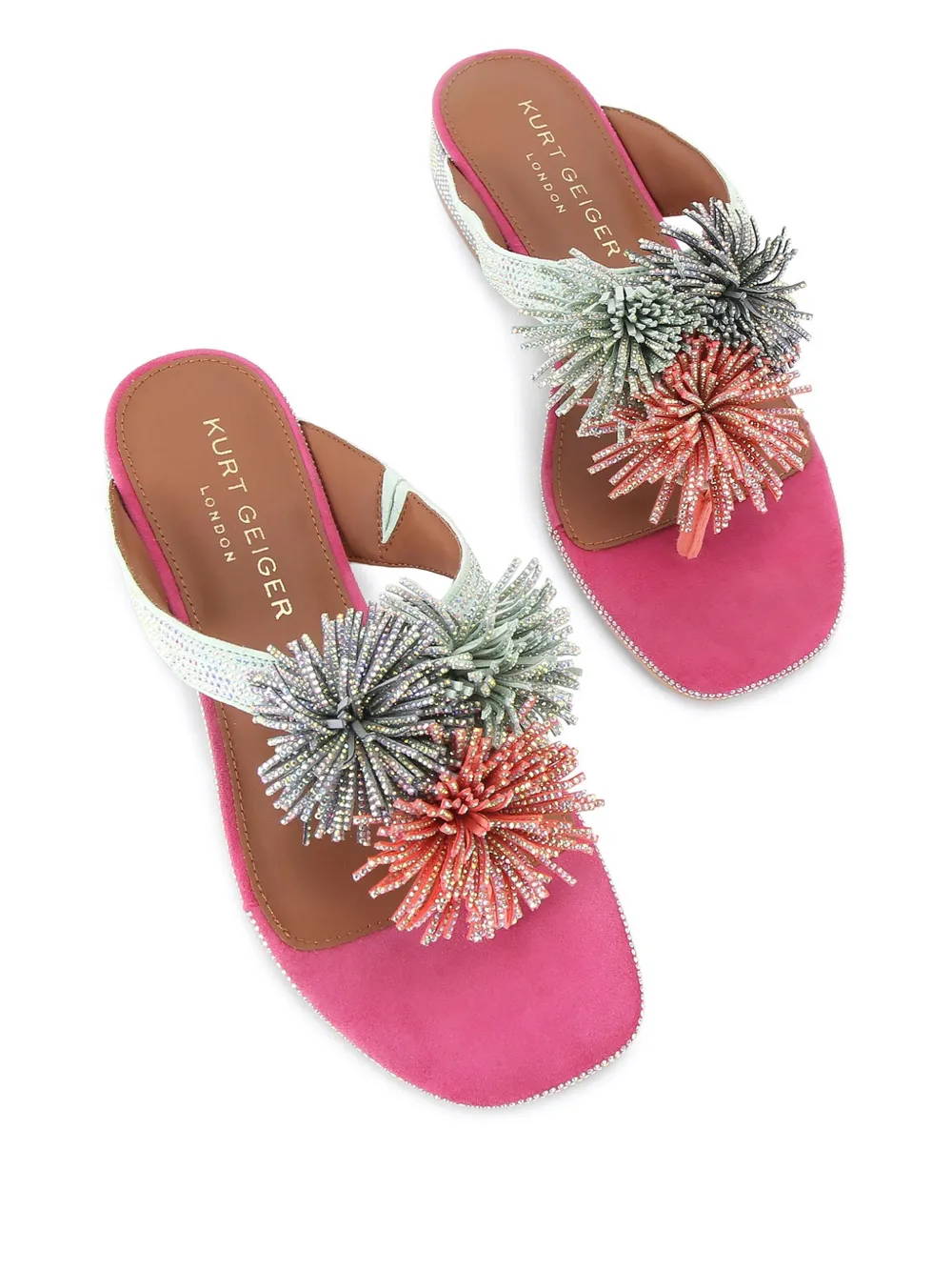 Kurt Geiger London Pom sandals Pink