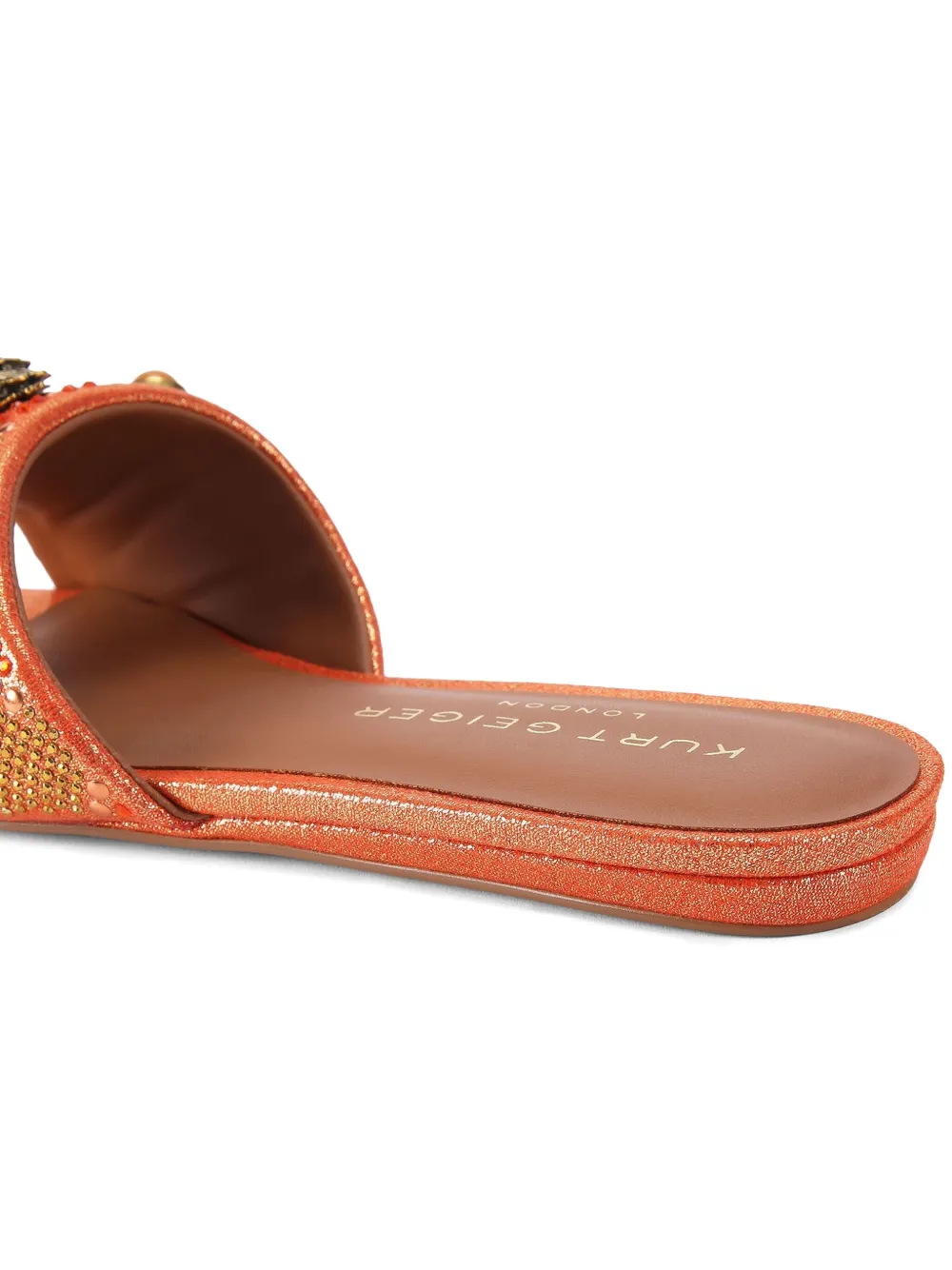 Kurt Geiger London Kensington slip-on sandalen Oranje