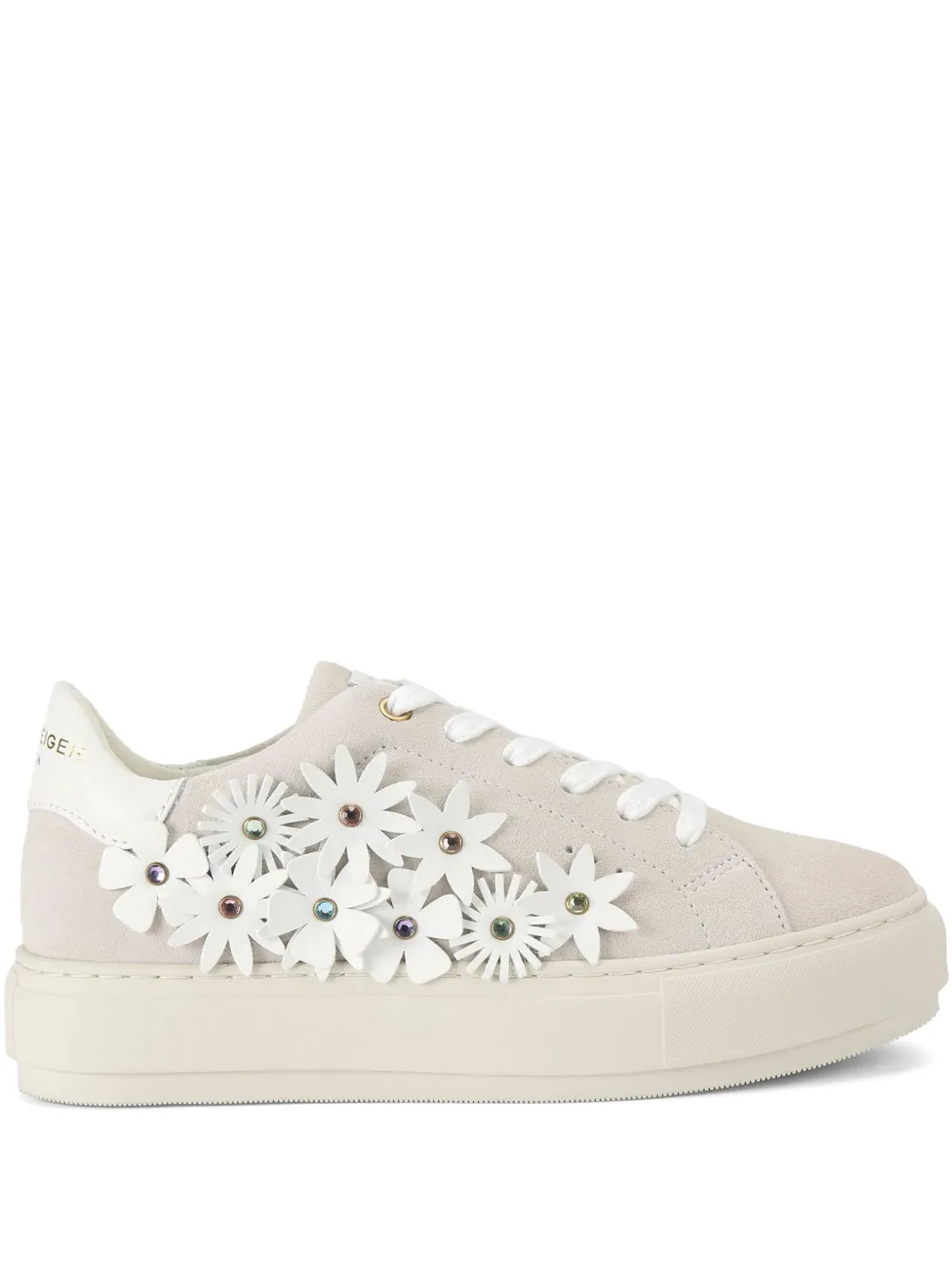 Kurt Geiger London Laney Flower sneakers Wit