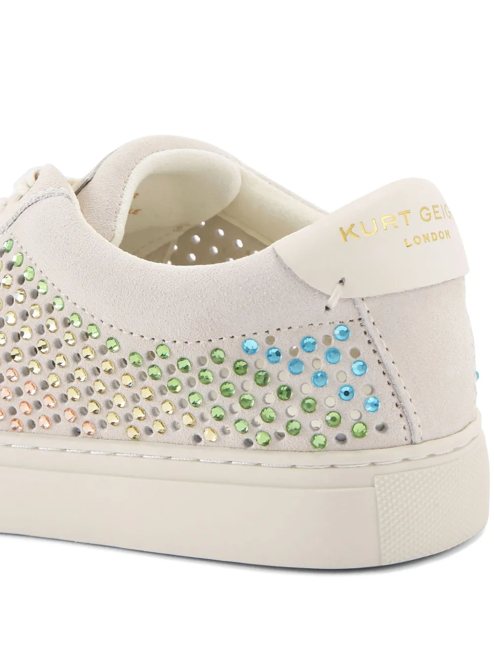 Kurt Geiger London Laney Crystal sneakers Wit