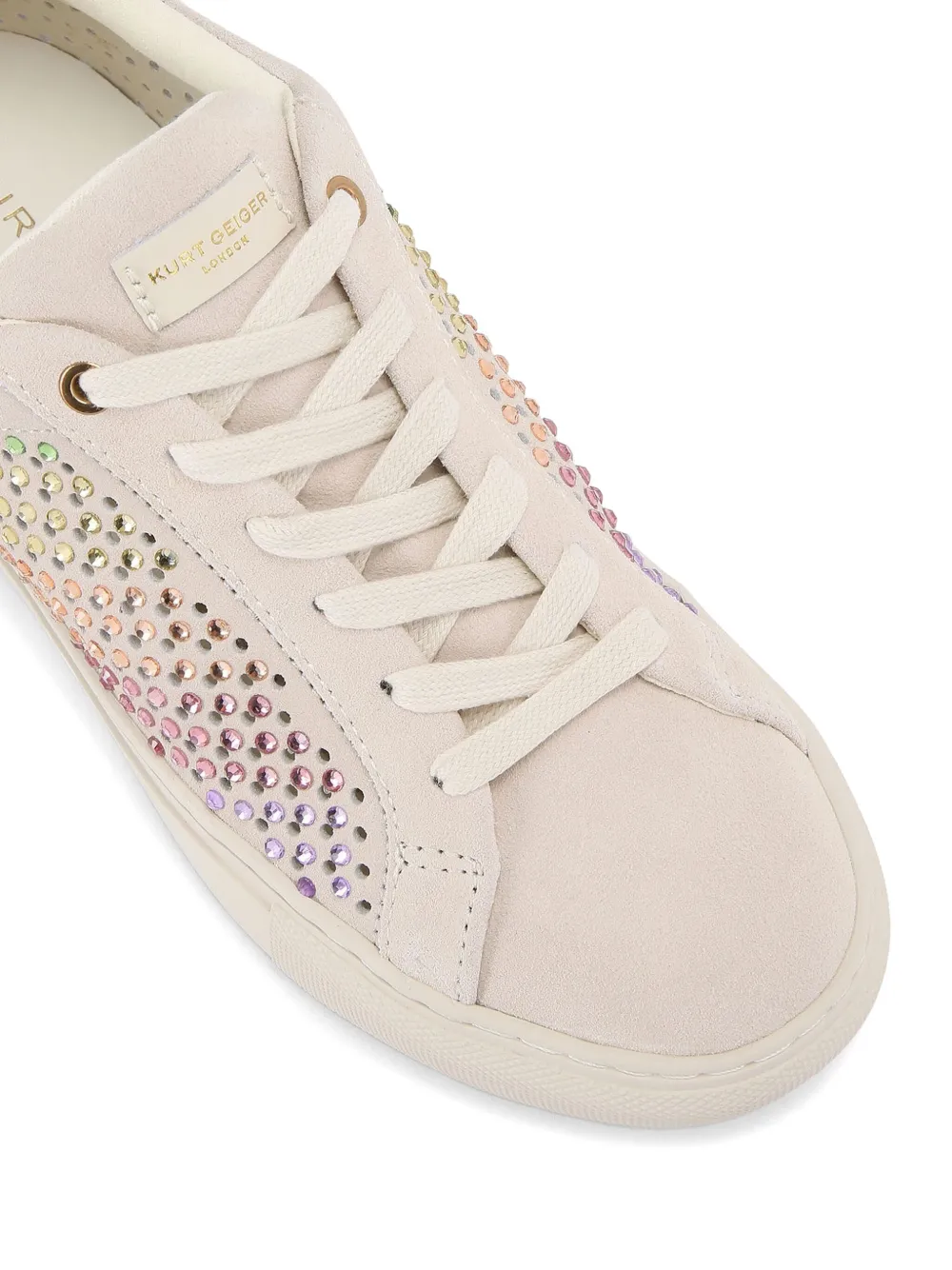 Kurt Geiger London Laney Crystal sneakers Wit