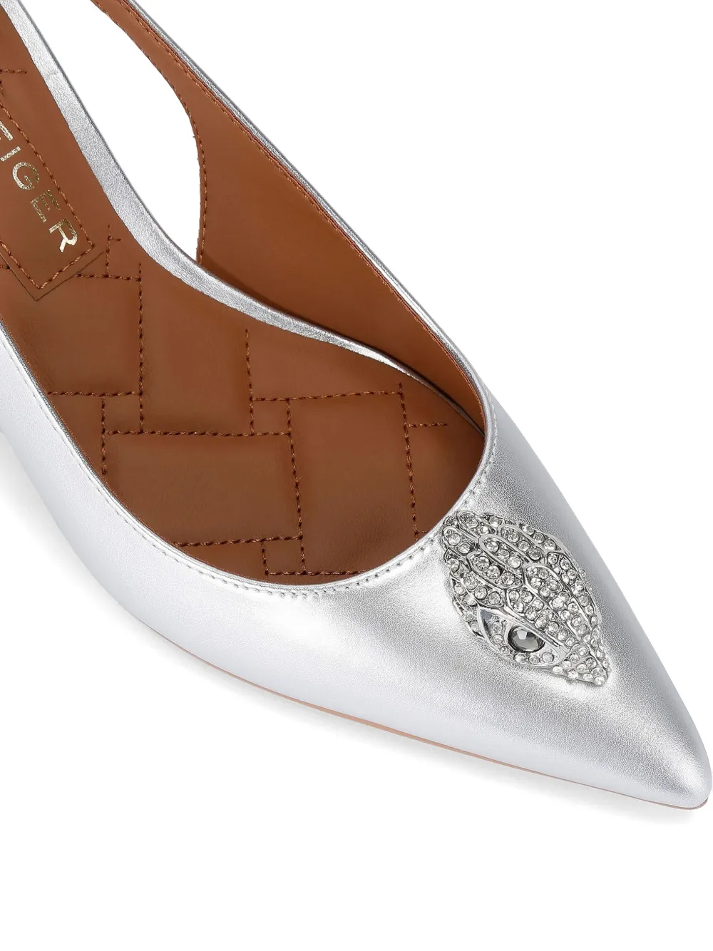 Kurt Geiger London 60mm Belgravia pumps Silver