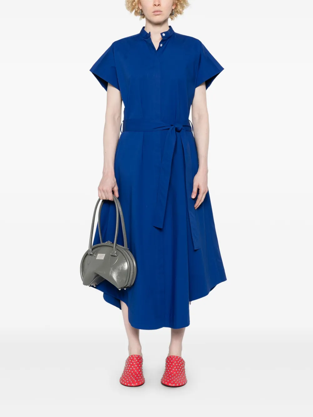 Proenza Schouler Walker midi-jurk - Blauw