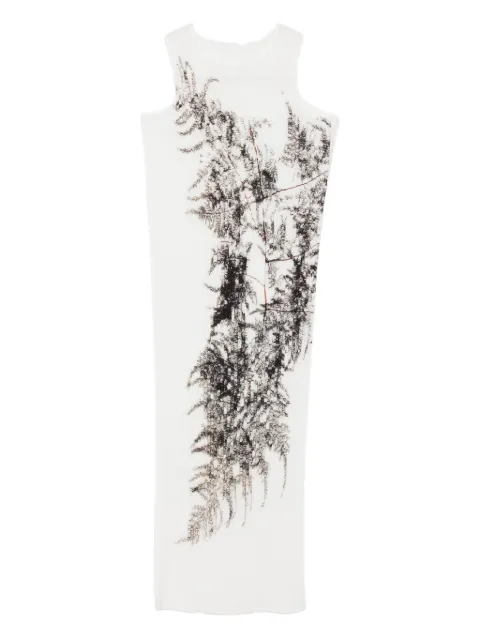 Issey Miyake Pressed Flora midi dress