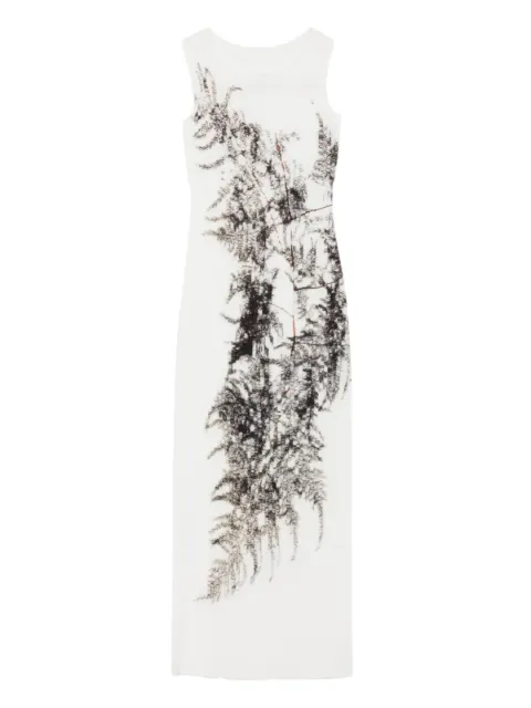 Issey Miyake Pressed Flora midi dress