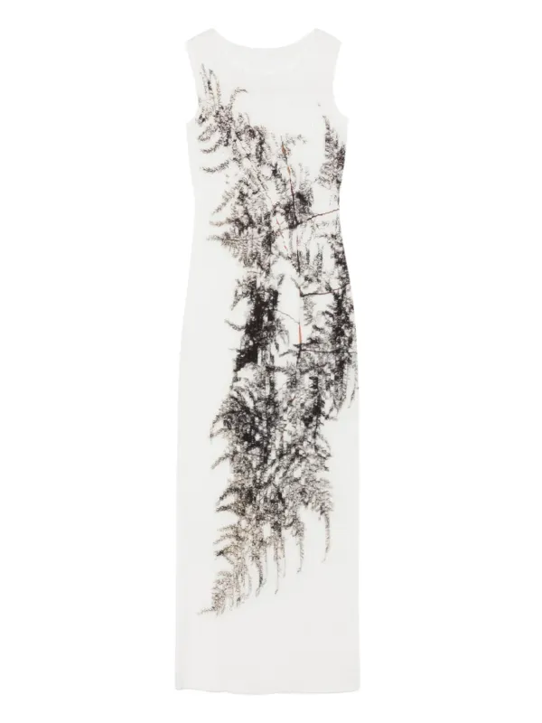 Issey Miyake Pressed Flora ドレス | ホワイト | FARFETCH JP