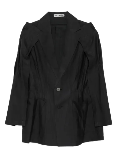 Issey Miyake Crimped and Pressed blazer