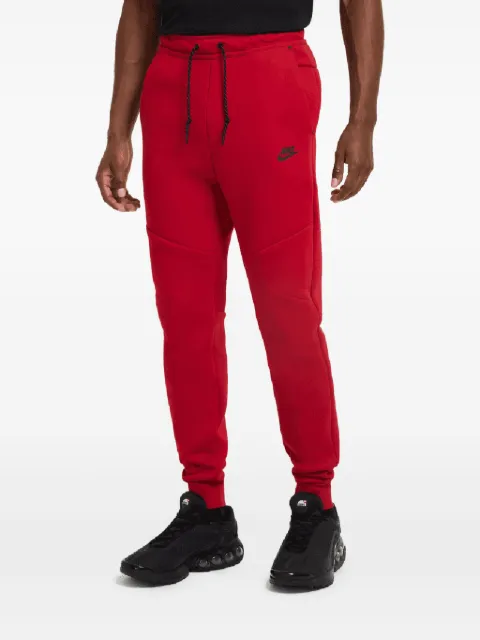 Nike Tech Fleece "Gym Red/Black" track pants