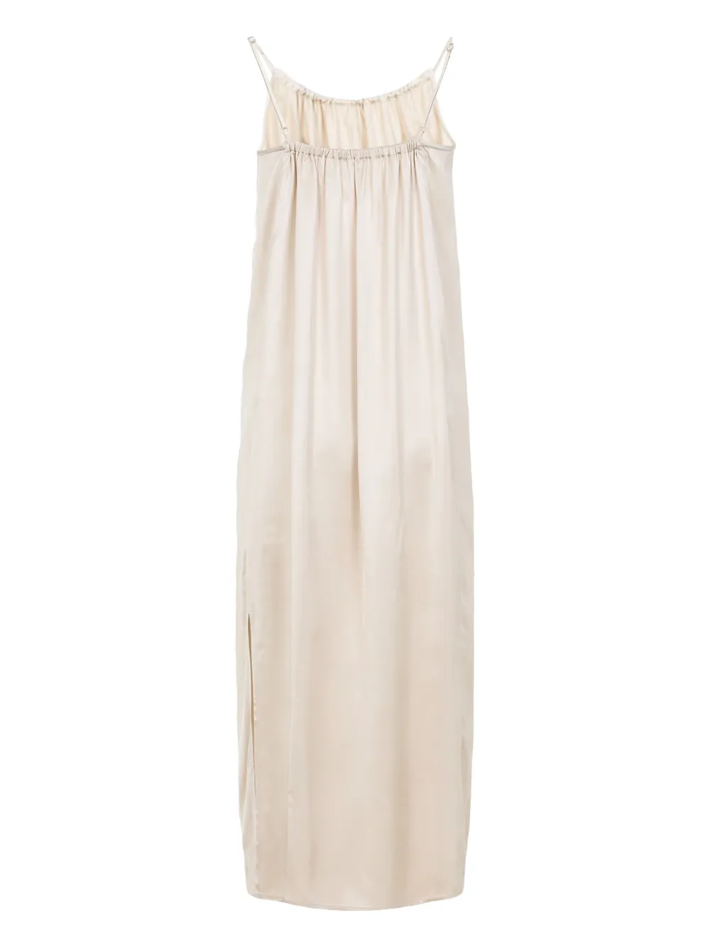 Peserico satin midi dress - Beige