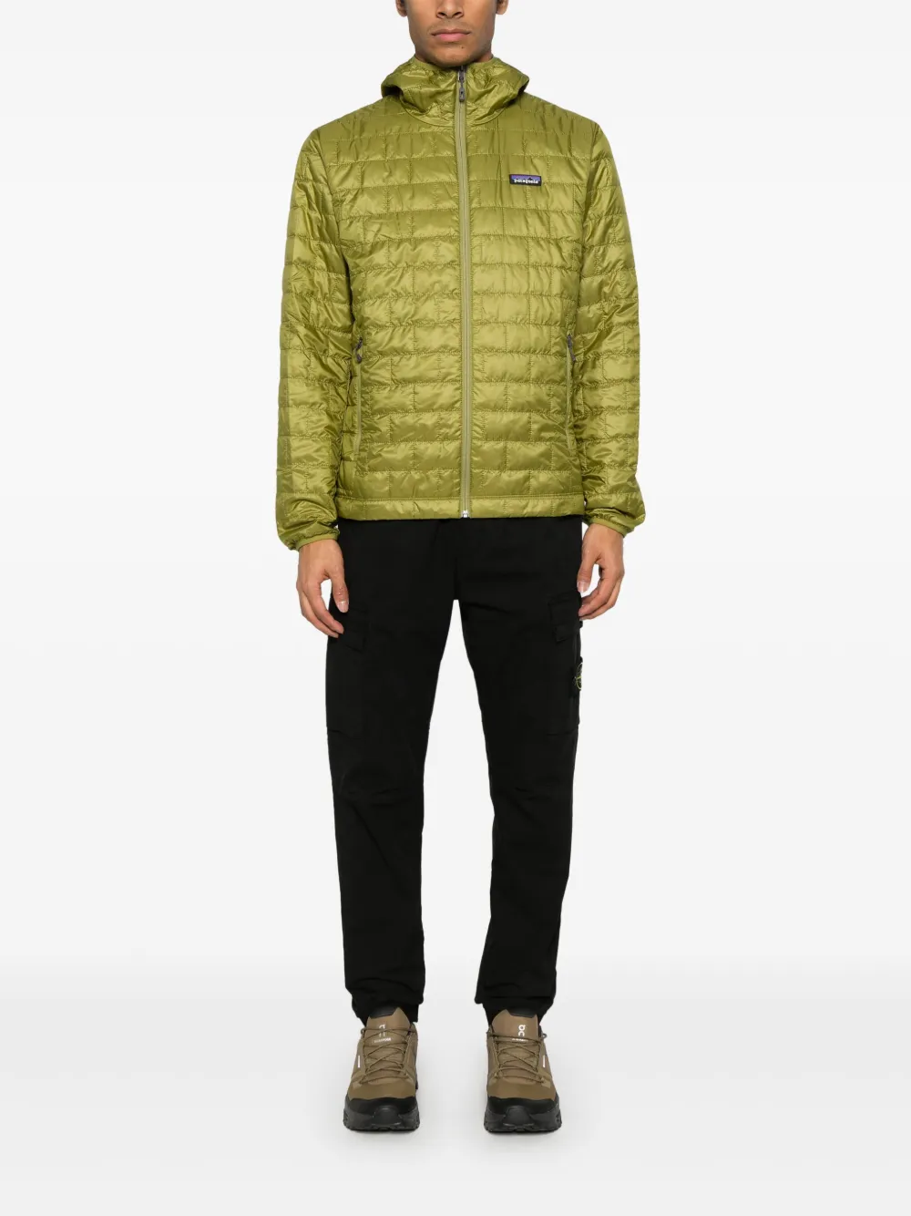 Patagonia Nano hooded puffer jacket - Groen