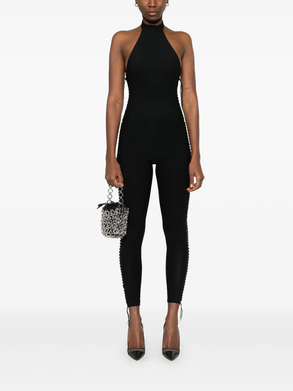 Maison Close Nuit Infinie jumpsuit - Zwart