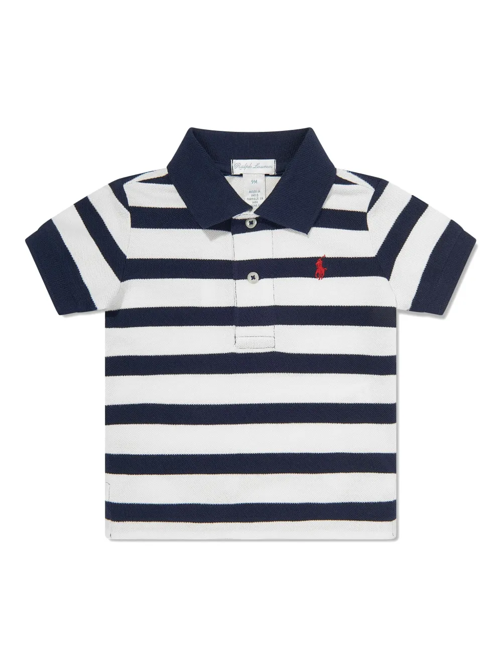 POLO RALPH LAUREN KIDS Gestreept poloshirt Blauw