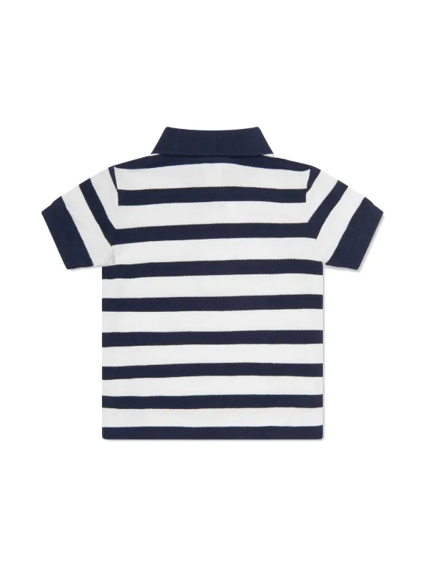POLO RALPH LAUREN KIDS Striped Polo Shirt Blue FARFETCH ZA