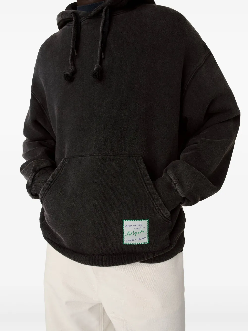 Axel Arigato Hoodie met logopatch Zwart