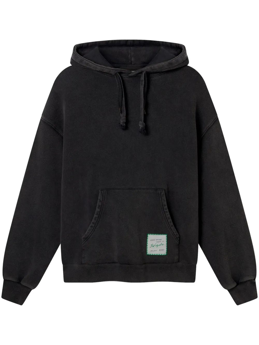 Axel Arigato logo-patch hoodie – Black