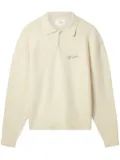 Axel Arigato logo-embroidered polo shirt - Neutrals