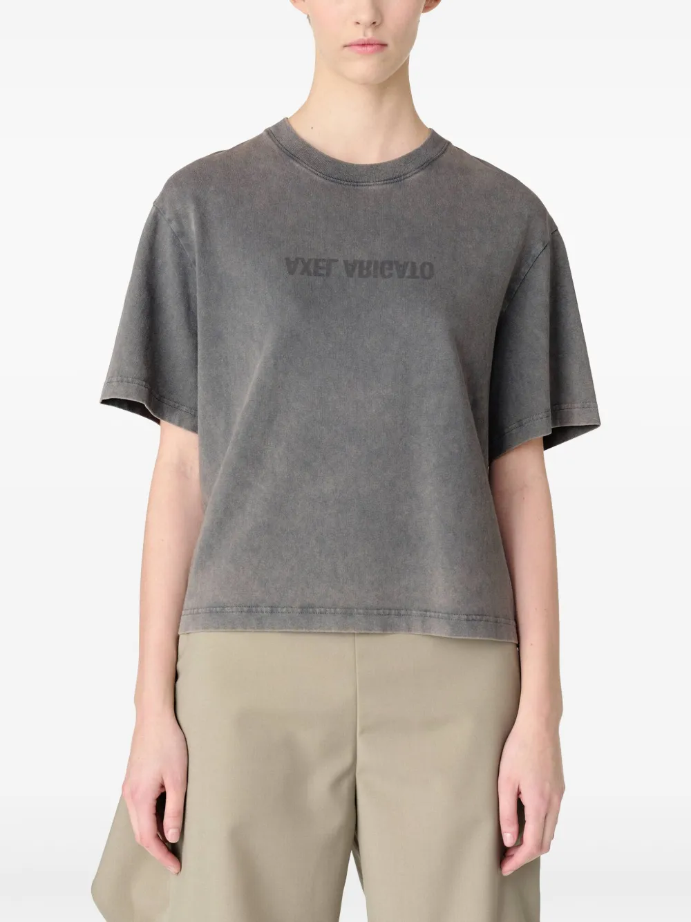 Axel Arigato Distort T-shirt Grijs