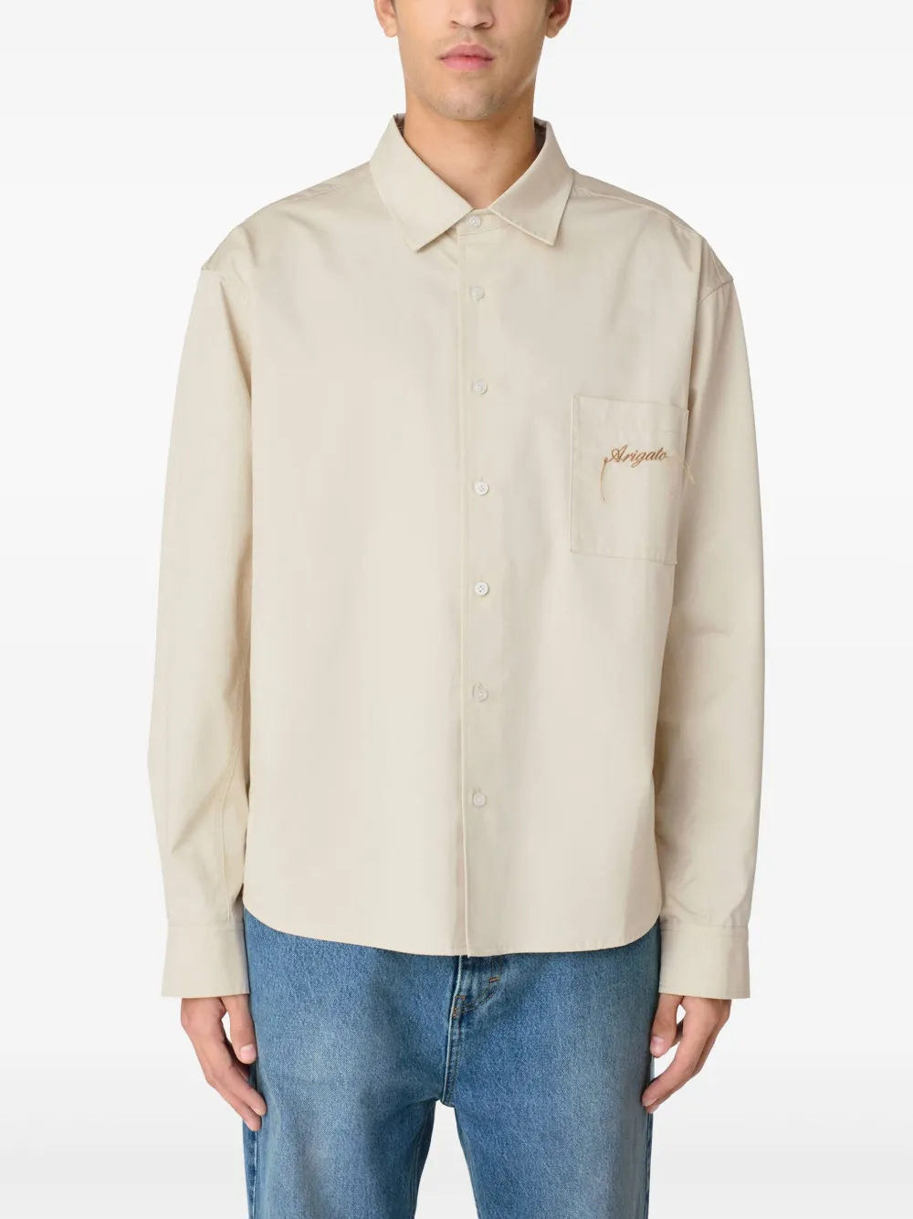 Axel Arigato Ray overhemd Beige