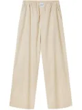 Axel Arigato striped cotton trousers - Neutrals