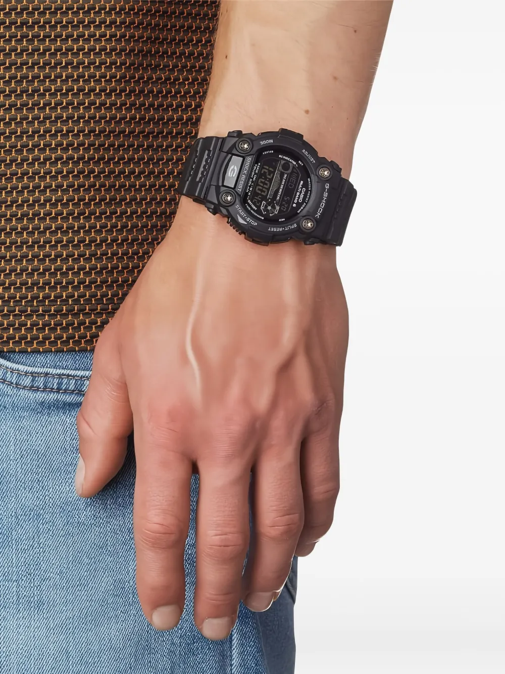 Casio G Shock Gw7900 Blackout Digital Tide Graph Resin W "black"
