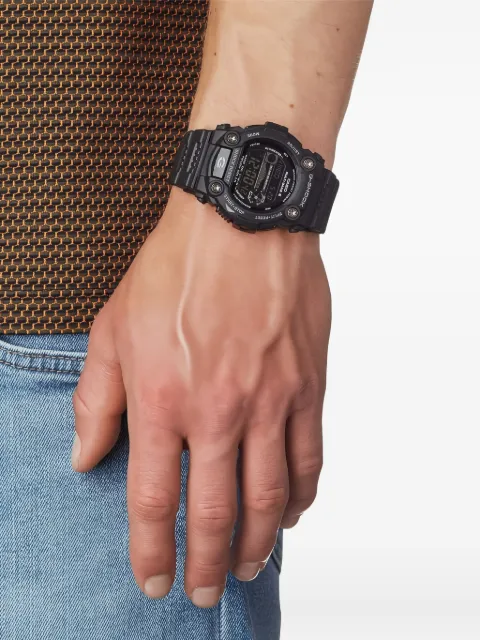 Casio G Shock GW7900 BlackOut Digital Tide Graph Resin W "BLACK"